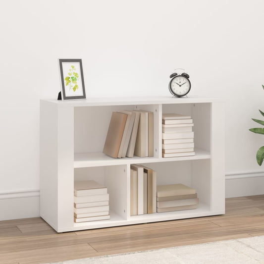 Skjenk hvit 80x30x54 cm konstruert tre