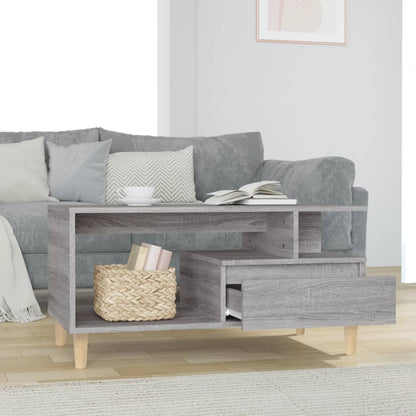 Salongbord Sofabord Sonoma Grå 90x49x45 cm