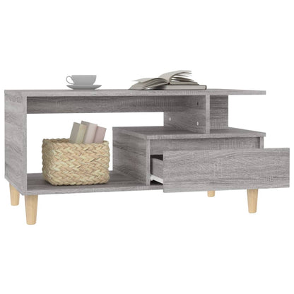 Salongbord Sofabord Sonoma Grå 90x49x45 cm
