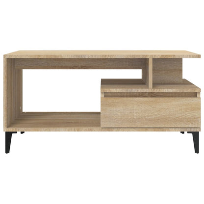 Salongbord Sofabord Sonoma Eik 90x49x45 cm