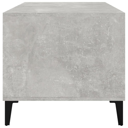 Salongbord Sofabord Betonggrå 90x49x45 cm