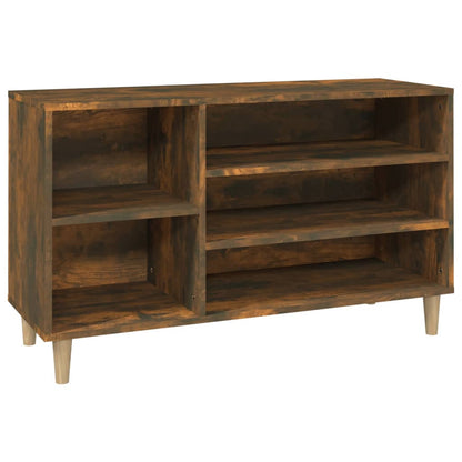 Skoskap Skohylle Skobenk Røkt Eik 102x36x60 cm