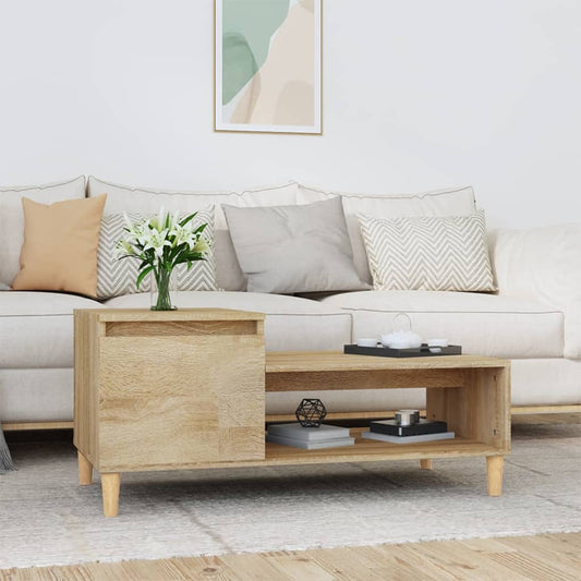 Salongbord Sofabord Sonoma Eik 100x50x45 cm