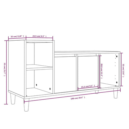 TV-Møbel Sonoma Grå TV-benk 100x35x55 cm