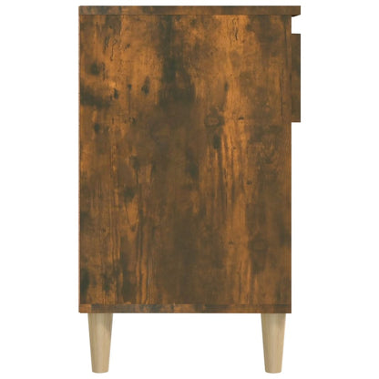 Skoskap Skohylle Skobenk Røkt Eik 102x36x60 cm