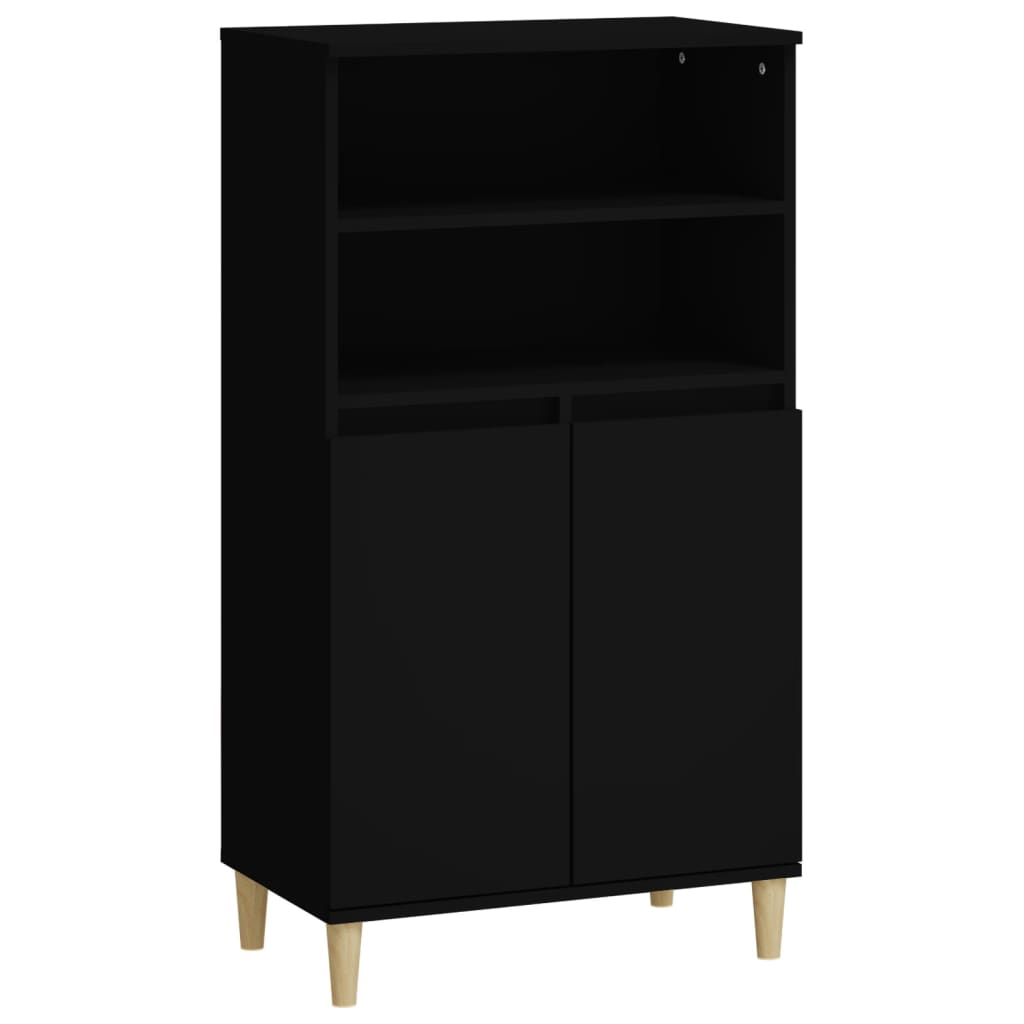 Skap Svart 60x36x110 cm