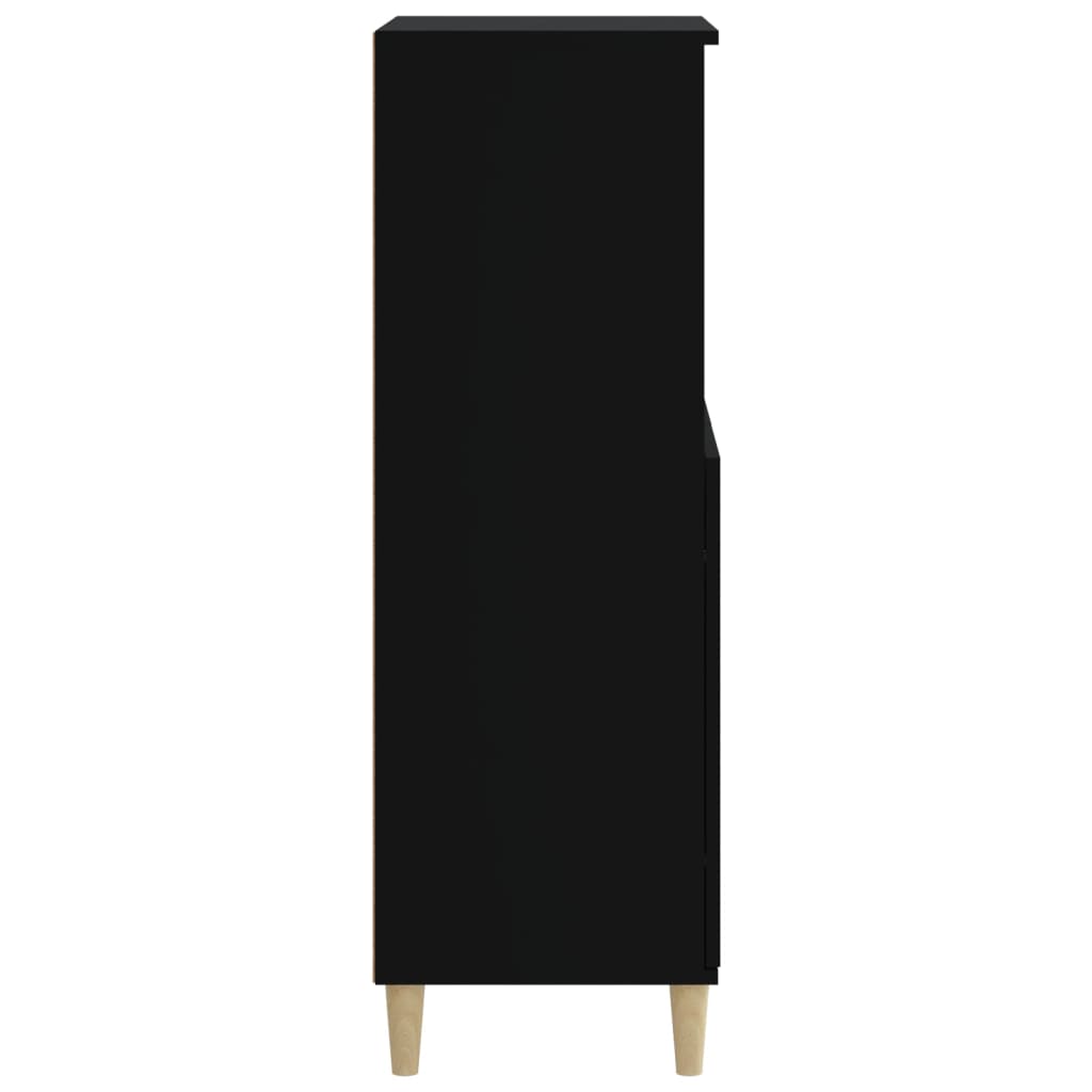Skap Svart 60x36x110 cm