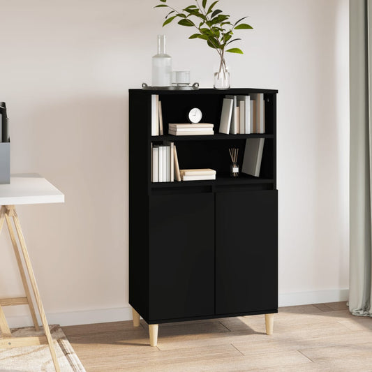 Skap Svart 60x36x110 cm
