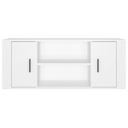 TV-Møbel Hvit Tv-benk 100x35x40 cm