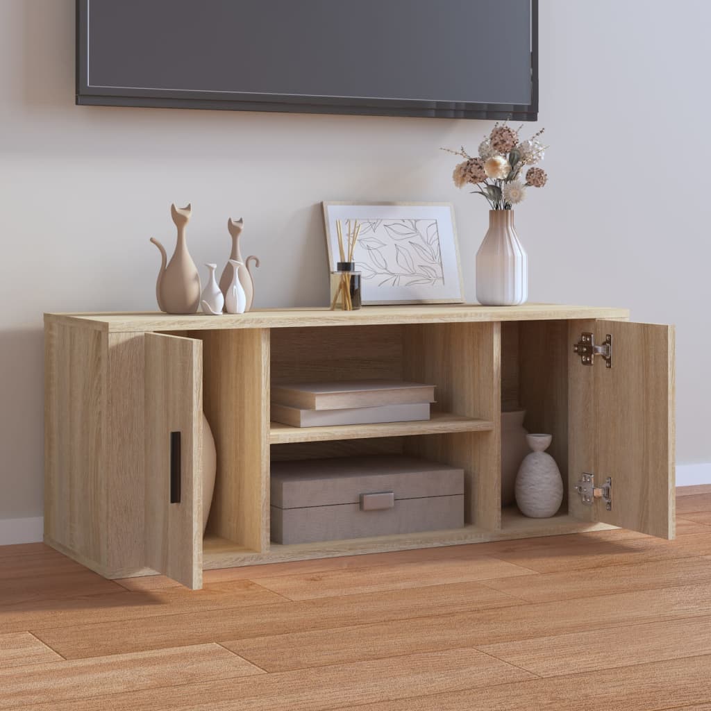TV-Møbel Sonoma Eik TV-benk 100x35x40 cm