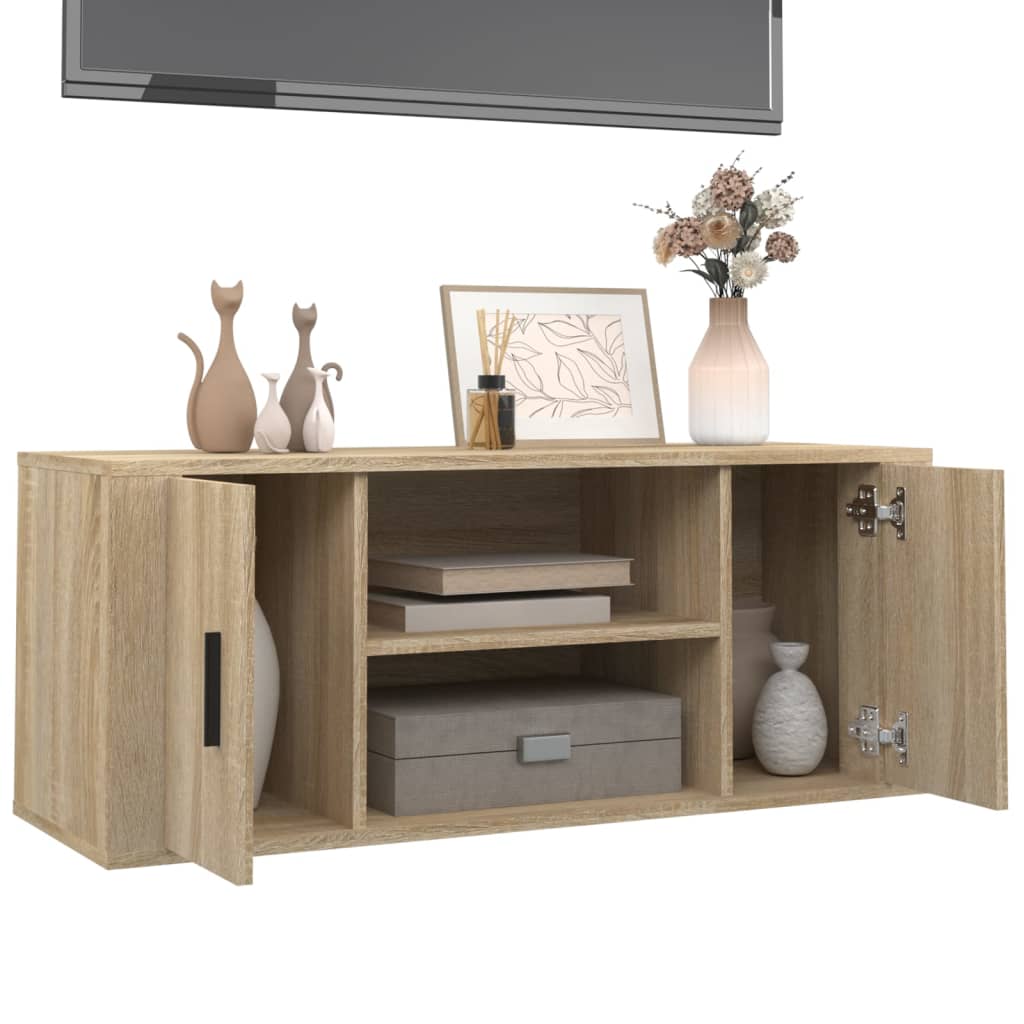 TV-Møbel Sonoma Eik TV-benk 100x35x40 cm