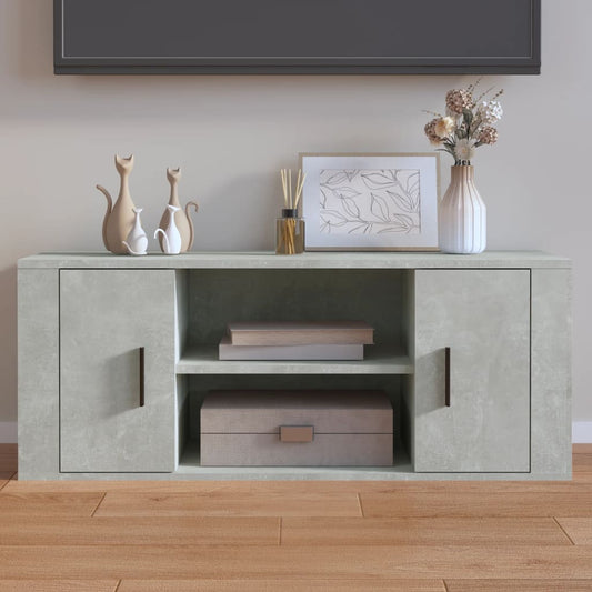 TV-Møbel Betonggrå TV-benk 100x35x40 cm