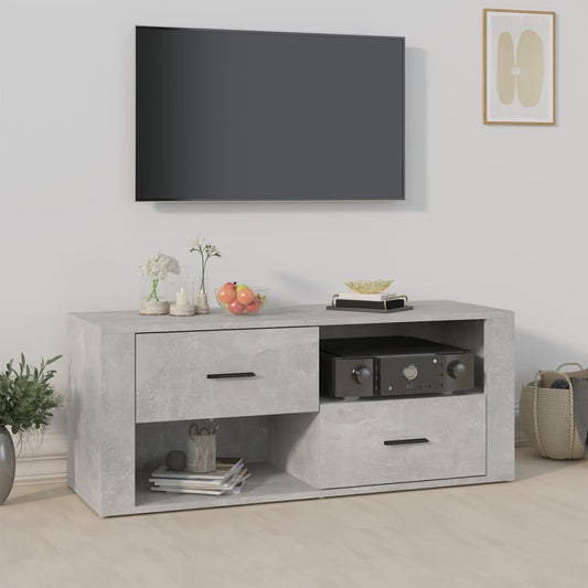 TV-Møbel Betonggrå TV-benk 100x35x40 cm