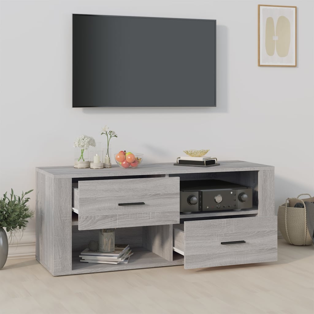 TV-Møbel Sonoma Grå Tv-benk 100x35x40 cm