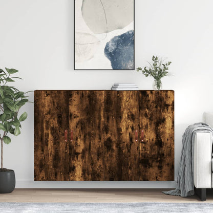 Veggskap Røkt Eik stk 69,5x34x90 cm