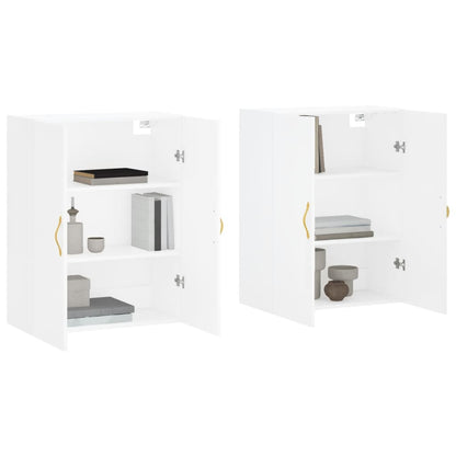 Veggskap Hvit 2 stk 69,5x34x90 cm
