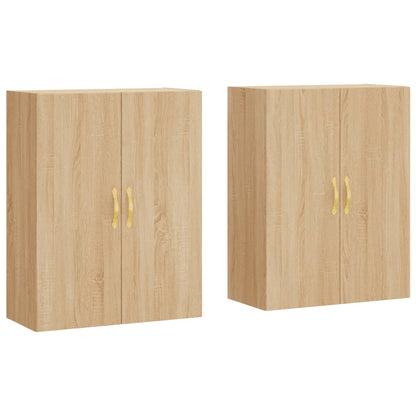 Veggskap Sonoma Eik 2 stk 69,5x34x90 cm