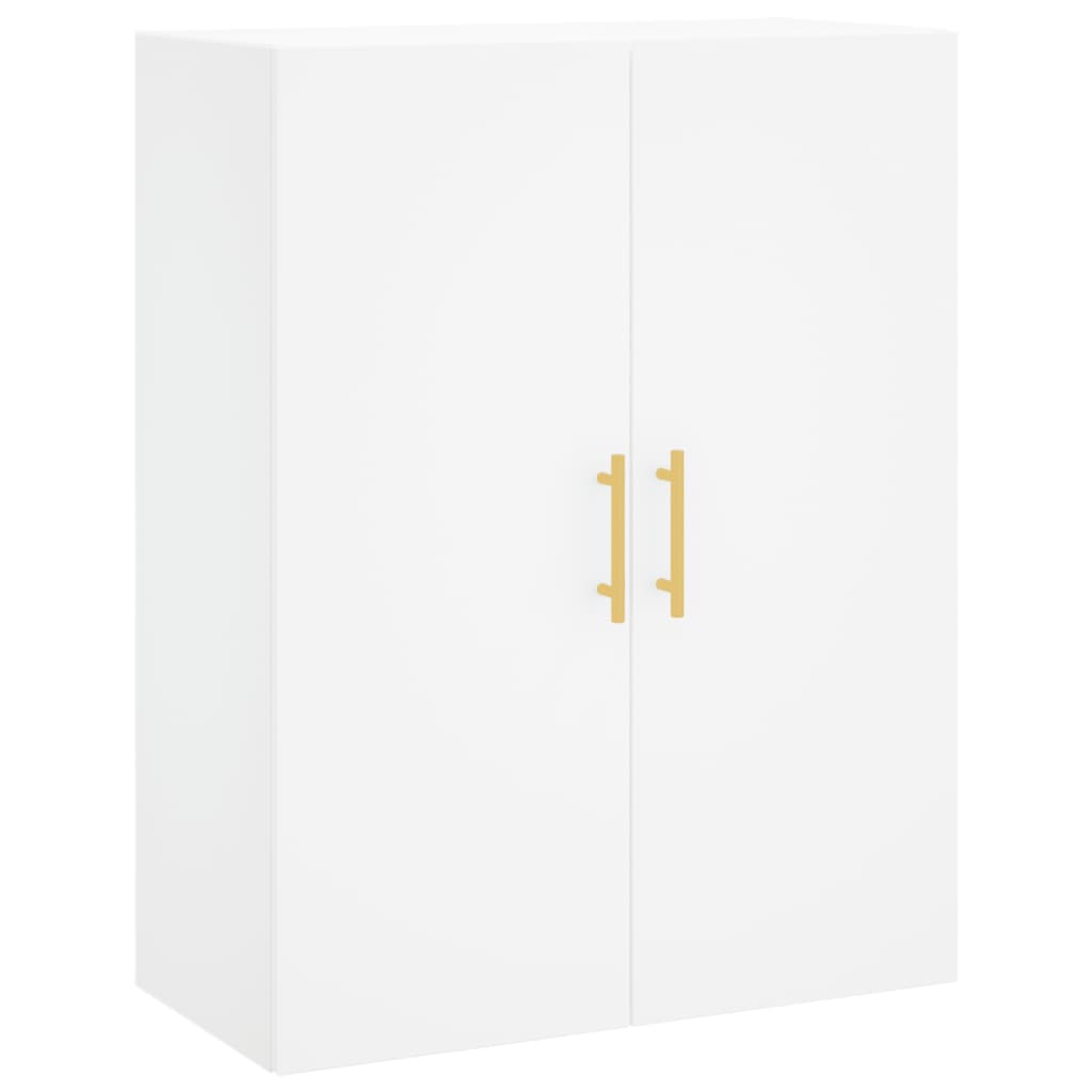 Veggskap Hvit 2 stk 69,5x34x90 cm