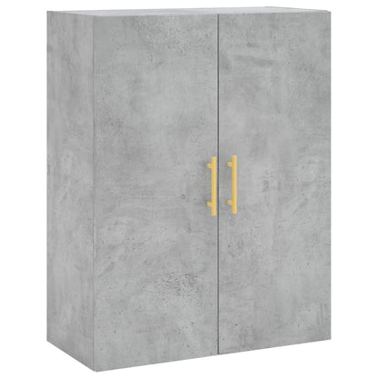 Veggskap Betonggrå 2 stk 69,5x34x90 cm