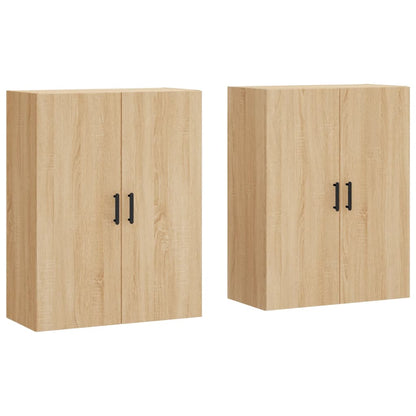 Veggskap Sonoma Eik 2 stk 69,5x34x90 cm
