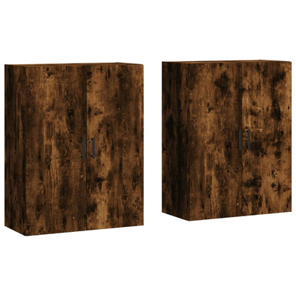 Veggskap Røkt Eik stk 69,5x34x90 cm