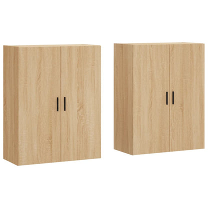 Veggskap Sonoma Eik 2 stk 69,5x34x90 cm