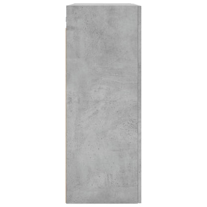 Veggskap Betonggrå 2 stk 69,5x34x90 cm