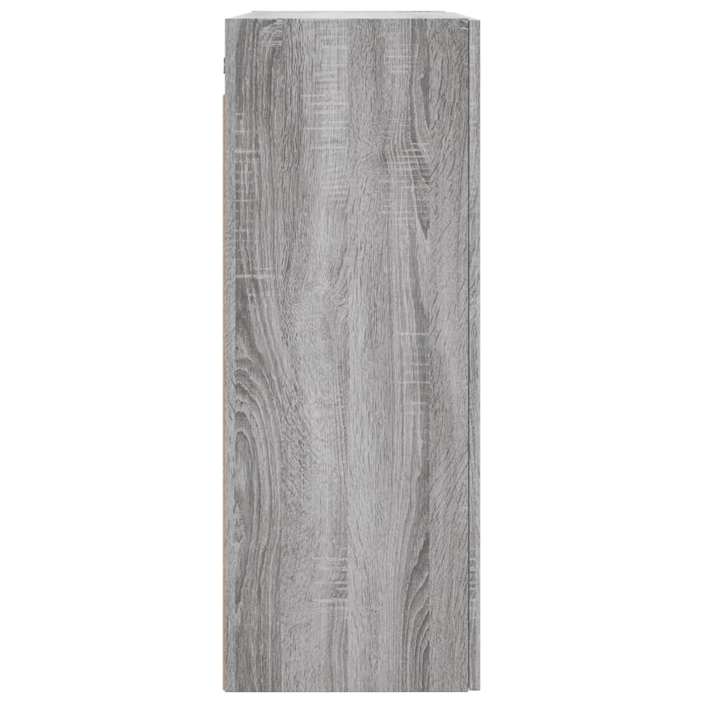 Veggskap Sonoma Grå 2 stk 69,5x34x90 cm