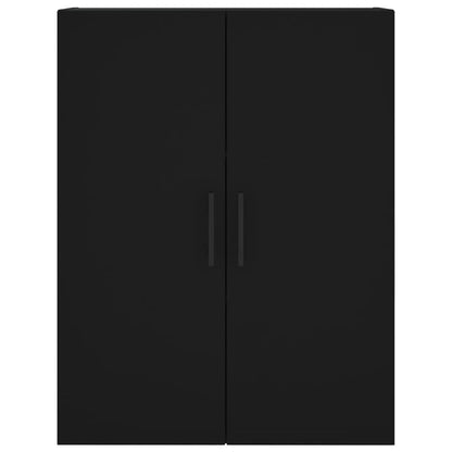 Veggskap Svart 2 stk 69,5x34x90 cm