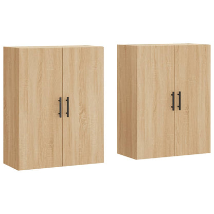 Veggskap Sonoma Eik 2 stk 69,5x34x90 cm