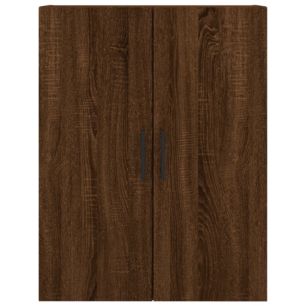 Veggskap Brun Eik 2 stk 69,5x34x90 cm