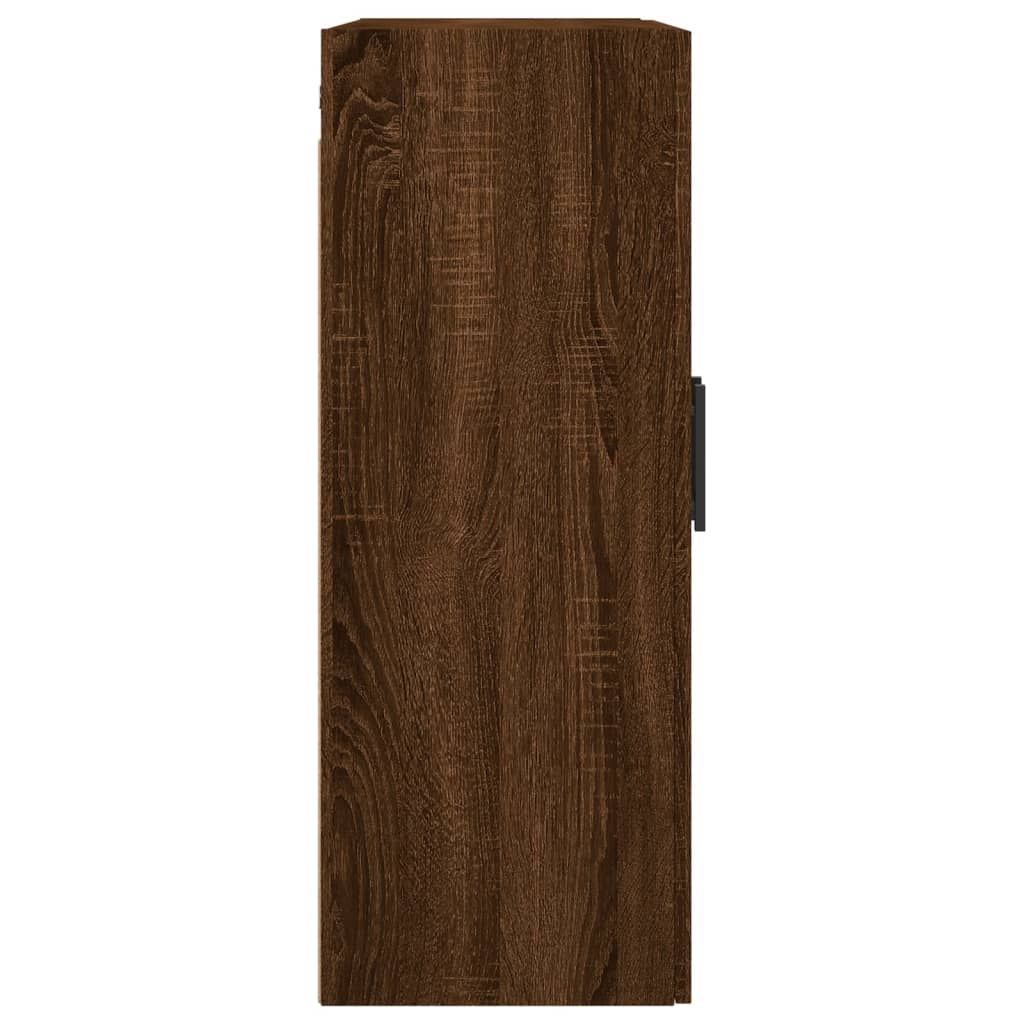 Veggskap Brun Eik 2 stk 69,5x34x90 cm