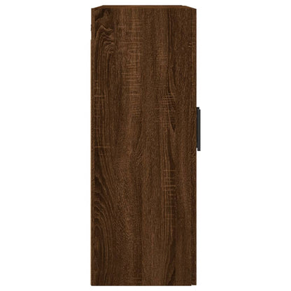 Veggskap Brun Eik 2 stk 69,5x34x90 cm