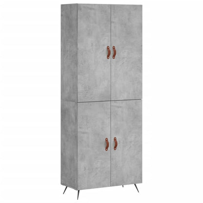 Skap Betonggrå 69,5x34x180 cm