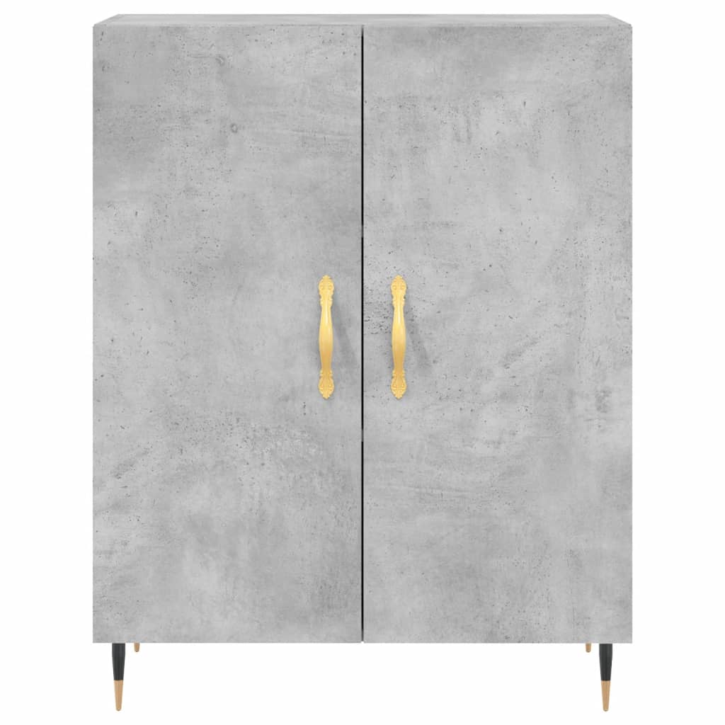 Skap Betonggrå 69,5x34x180 cm