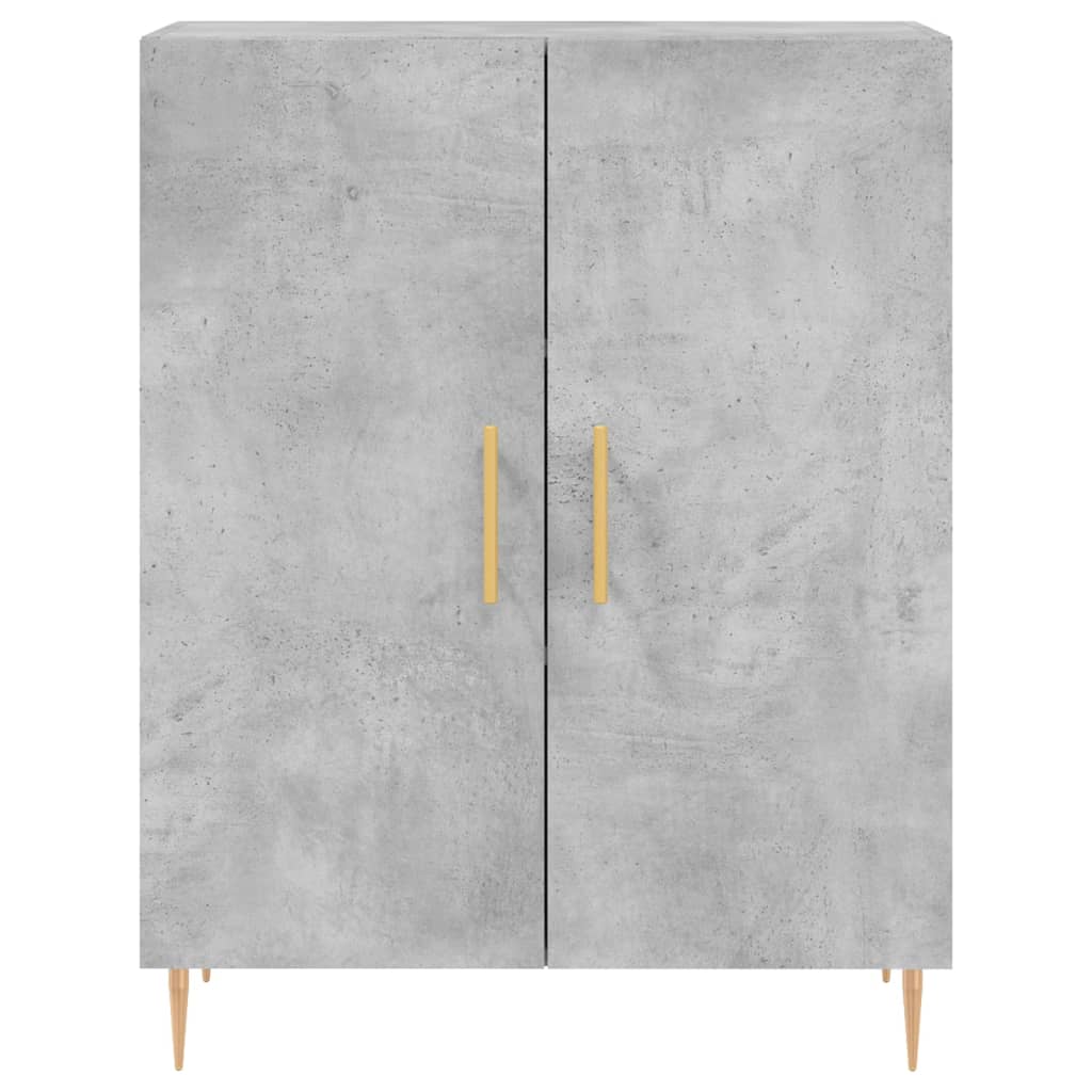 Skap Betonggrå 69,5x34x180 cm