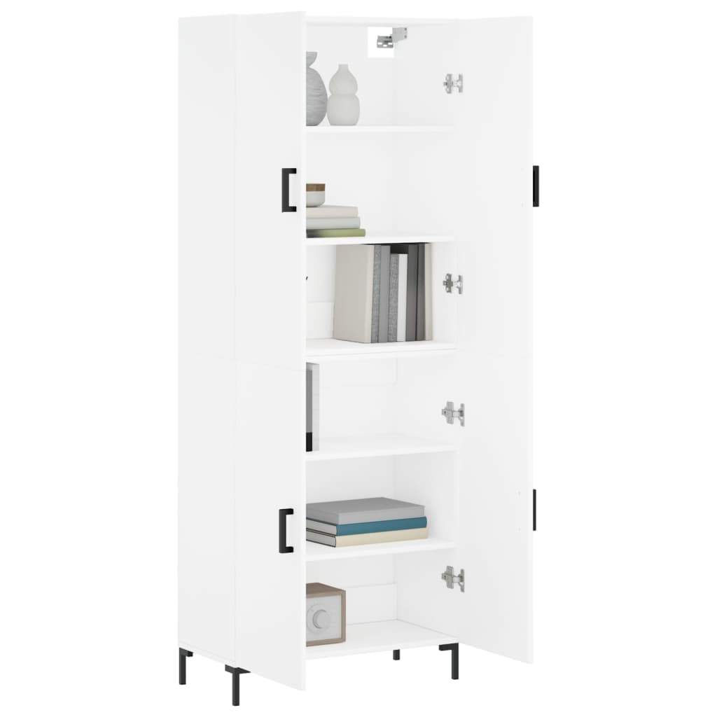Skap Hvit 69,5x34x180 cm