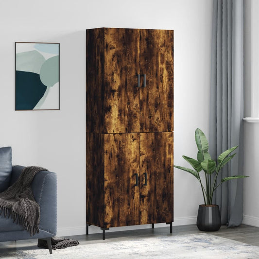 Skap Røkt Eik 69,5x34x180 cm