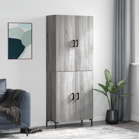 Skap Sonoma Grå 69,5x34x180 cm