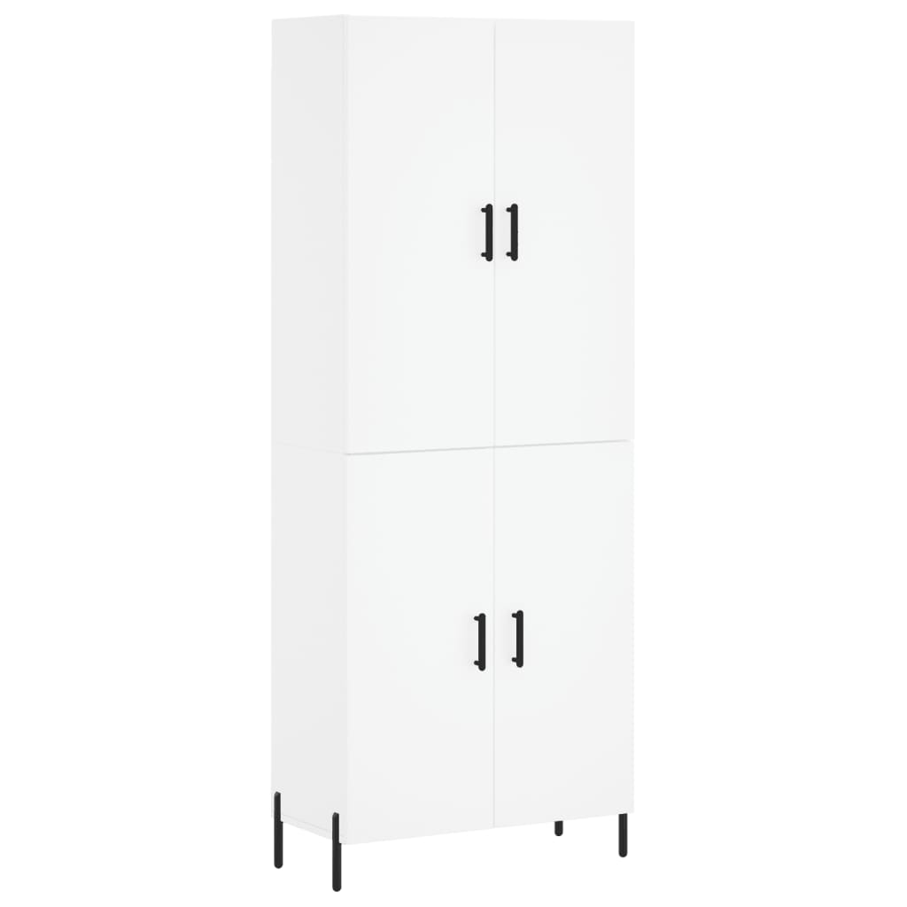 Skap Hvit 69,5x34x180 cm