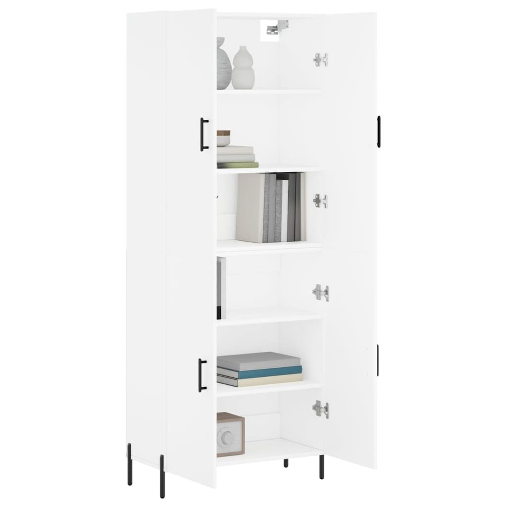 Skap Hvit 69,5x34x180 cm