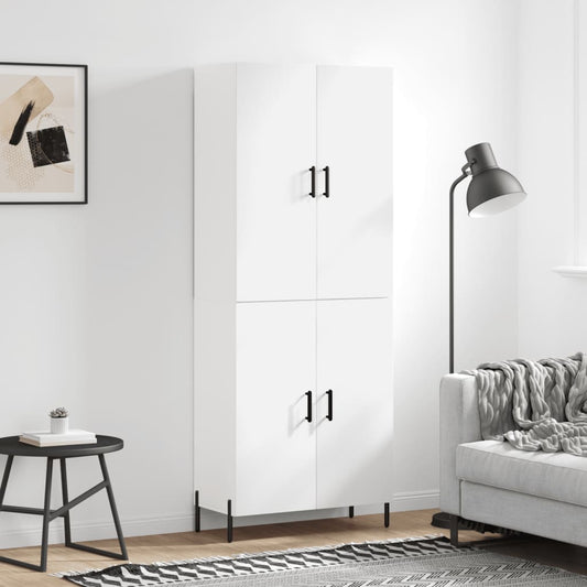 Skap Hvit 69,5x34x180 cm