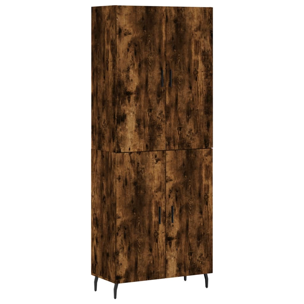 Skap Røkt Eik 69,5x34x180 cm