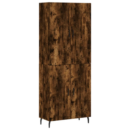 Skap Røkt Eik 69,5x34x180 cm