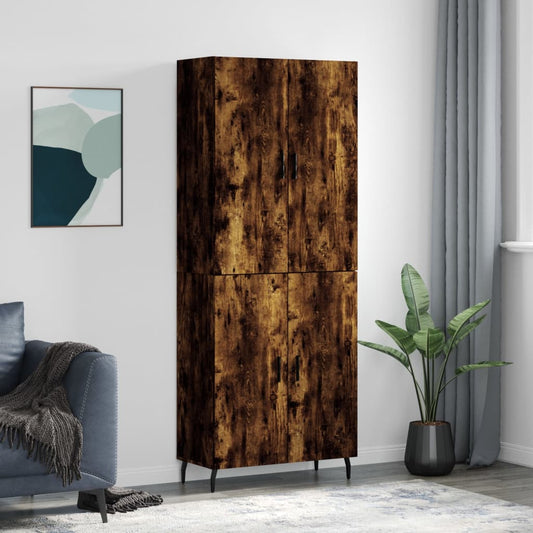 Skap Røkt Eik 69,5x34x180 cm