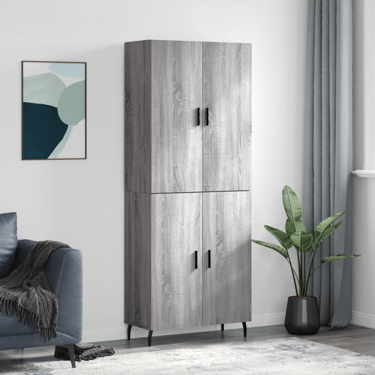Skap Sonoma Grå 69,5x34x180 cm