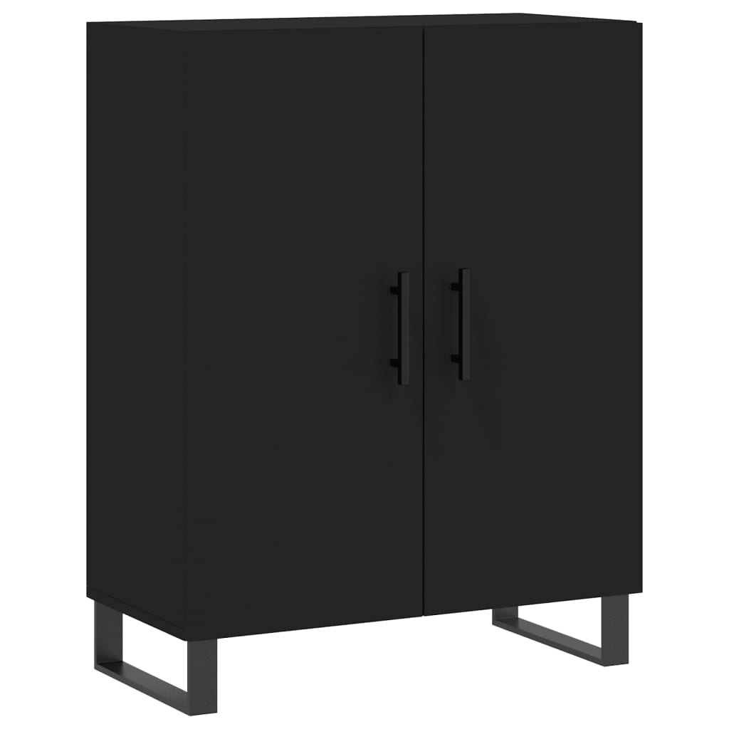 Skap Svart 69,5x34x180 cm