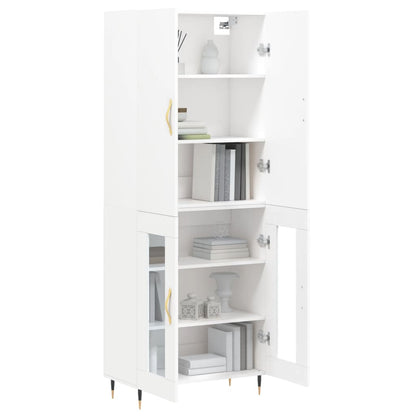 Skap Hvit 69,5x34x180 cm