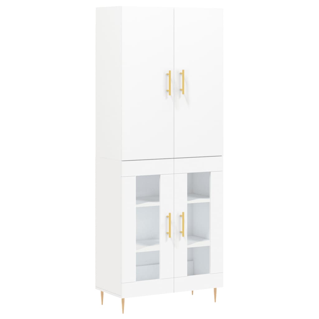 Skap Hvit 69,5x34x180 cm