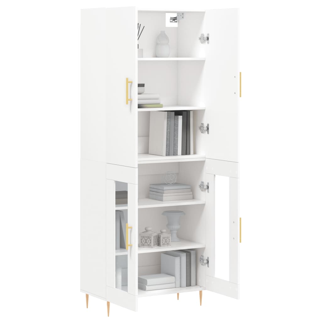 Skap Hvit 69,5x34x180 cm